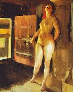 Anders Zorn Girl in the Loft oil